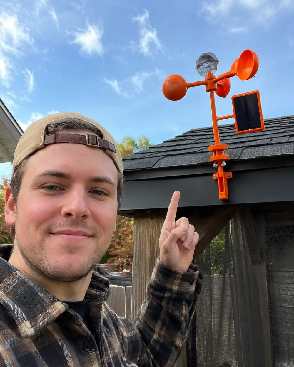 Customer photo: PestRay Rooftop Spinner