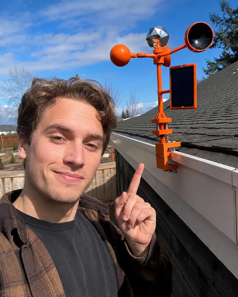 Customer photo: PestRay Rooftop Spinner